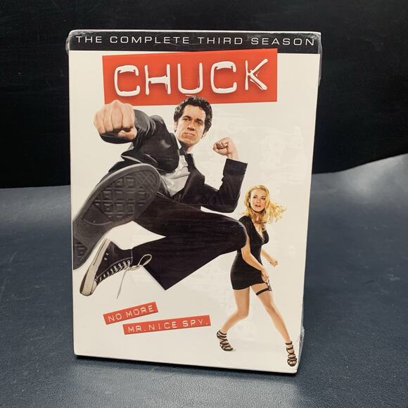 Chuck: The Complete Third Season (DVD, 2010, 5-Disc Set) Sealed Widescreen. G - Picture 1 of 3